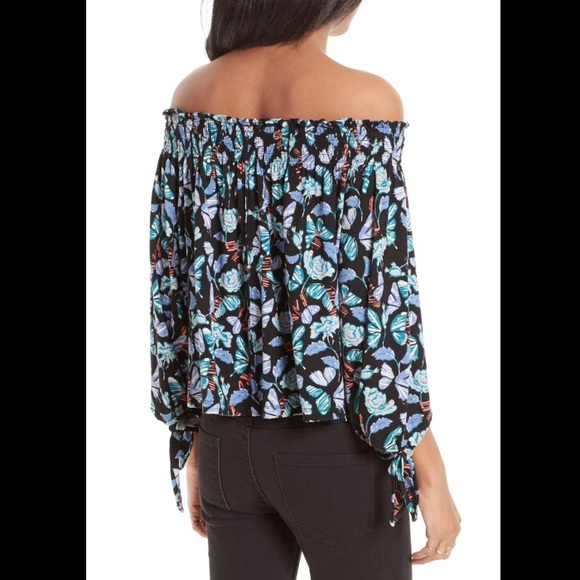 Free People Lexington Off The Shoulder Top - Picture 3 of 9